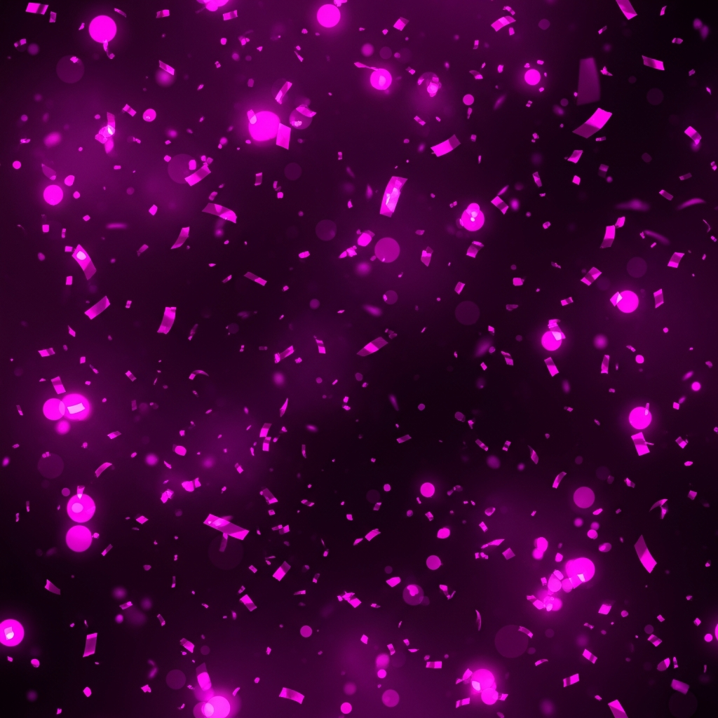 Neon Confetti Background